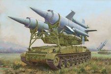 Trumpeter 07178 Soviet 2K11A TEL w/9M8M Missile Krug-a SA-4 Ganef 1/72