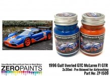 Zero Paints ZP-1509 - 1996 Gulf liveried GTC McLaren F1 GTR Paint Set 2x30ml