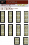RT-Diorama 35898 Printed Accessories: Lead-glass windows 1/35