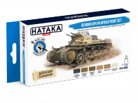 Hataka HTK-BS90 BLUE LINE – German AFV in Africa paint set (6x17ml)