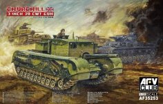 AFV Club 35253 Churchill 3 inch 20 CWT Gun (1:35)