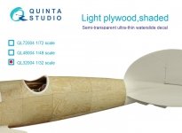 Quinta Studio QL32004 Light plywood, shaded 1/32