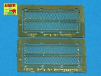 Aber 35G05 Grilles for german tank Pz.Kpfw.III and self-propelled gun Stug.III (1:35)