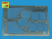 Aber 35G13 Grilles for german tank Sd.Kfz.182 King Tiger (Henshel Turret) (1:35)