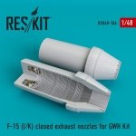 RESKIT RSU48-0106 F-15I closed exhaust nozzles for Great Wall Hobby kit 1/48