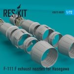 RESKIT RSU72-0029 F-111 F exhaust nozzles for Hasegawa  1/72