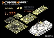 Voyager Model PE35718 Modern South Korea BMP-3 Armored Vehicle Basic (For TRUMPETER 01533) 1/35