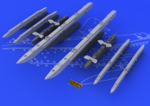 Eduard 648054 Su-25K wing pylons 1/48