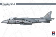 Hobby 2000 48043 Harrier GR.7 ( Hasegawa + CARTOGRAF + MASKI ) 1/48