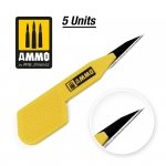 Ammo of Mig 8685 Precision Blade Straight - 5 pcs