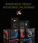 Border Model BD0050 Replacement Line Engraver - SET Red