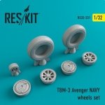 RESKIT RS32-0231 TBM-3 Avenger NAVY wheels set 1/32