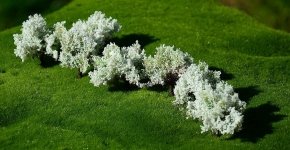 FREON KRZ5W Shrubs white - Krzewy białe 2/4cm (10 pcs)