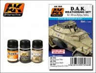 AK Interactive AK068 Africa Korps Weathering Set