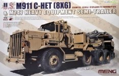 Meng Model SS-013 M911 C-HET and M747 Heavy Equipment Semi-Trailer 1/35