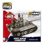 AMMO of Mig Jimenez 7803 - Super Pack White Winter Camouflage - Solution Set - Zestaw do weatheringu