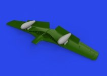 Eduard 672375 P-51D 110gal fuel tanks PRINT EDUARD 1/72