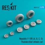 RESKIT RS72-0076 F-105 (A,B,C,D) THUNDERCHIEF WHEELS SET 1/72