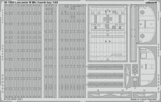 Eduard 481060 Lancaster B Mk.I bomb bay HK Models 1/48