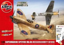 Airfix 50160 Supermarine Spitfire MkVb Messerschmitt Bf109E Zestaw modelarski