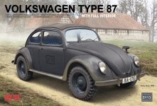 Rye Field Model 5113 Volkswagen Type 87 w/full interior 1/35