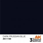 AK Interactive AK11189 DARK PRUSSIAN BLUE – STANDARD 17ml