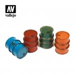 Vallejo SC203 Diorama Accessories Civilian Fuel Drums (Beczki na paliwo) 1/35