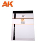 AK Interactive AK6573 0.3MM THICKNESS X 245 X 195MM – STYRENE SHEET – (3 UNITS)