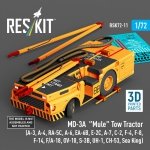 RESKIT RSK72-0011 MD-3A Mule Tow Tractor (3D Printed model kit) 1/72