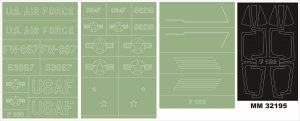 Montex MM32195 F-100F Super Sabre 1/32