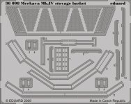 Eduard 36098 Merkava Mk. IV stowage basket 1/35 Academy