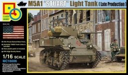 Classy Hobby MC16006 M5A1 Stuart (Late Production) 1/16