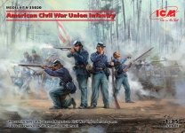 ICM 35020 American Civil War Union Infantry 1/35