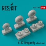 RESKIT RS48-0168 A-37A Dragonfly wheels set 1/48