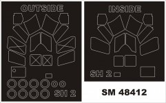 Montex SM48412 SH-2F SEASPRITE KITTYHAWK