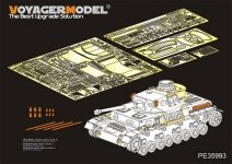 Voyager Model PE35993 WWII German Pz.Kpfw.IV Ausf.G（LateProduction）Basic For Border 35001 1/35