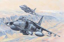 Hobby Boss 81804 AV-8B Harrier II 1/18