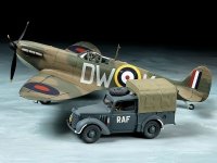 Tamiya 25211 SUPERMARINE SPITFIRE MK.I W/Light Utility Car 10Hp Set 1/48