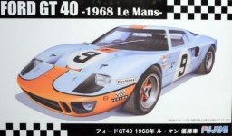 Fujimi 126050 Ford Gt40 Le Mans - 1968 1/24