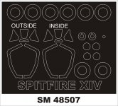 Montex SM48507 SPITFIRE XIV AIRFIX 1/48