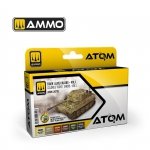 AMMO of Mig Jimenez 20720 ATOM TIGER I Late Colors Set Vol.1 6x20ml