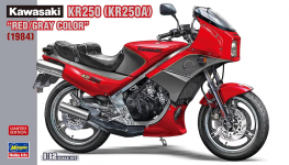 Hasegawa 21751 Kawasaki KR250 (KR250A) “Red/Gray Color” (1984) 1/12
