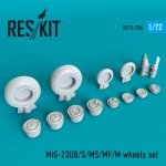 RESKIT RS72-0254 MiG-23 (UB/S/MS/MF/M) wheels set 1/72