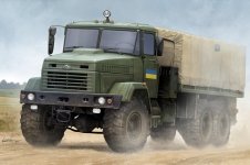 Hobby Boss 85512 Ukraine KrAZ-6322 “Soldier” Cargo Truck 1/35