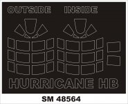 Montex SM48564 HURRICANE for HOBBY BOSS 1/48