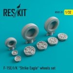 RESKIT RS32-0021 F-15 (E/I/K) Strike Eagle resin wheels 1/32