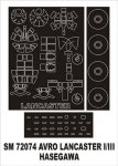 Montex SM72074 Lancaster Mk I/III HASEGAWA