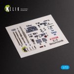 KELIK K72138 Il-2 Shturmovik - interior 3D decals for Tamiya kit 1/72