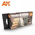 AK Interactive AK11672 TRACKS & WHEELS  6x17 ml