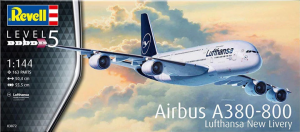 Revell 03872 Airbus A380-800 Lufthansa New Livery 1/144